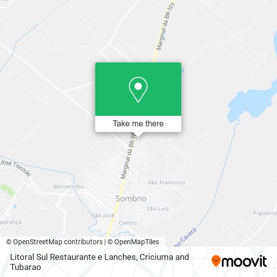 Litoral Sul Restaurante e Lanches map