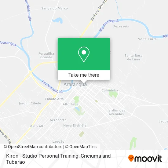 Kiron - Studio Personal Training map