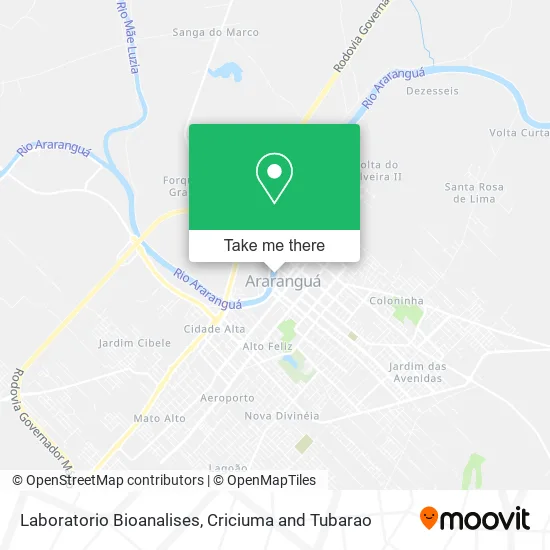 Laboratorio Bioanalises map