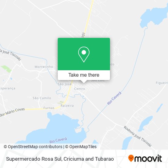 Supermercado Rosa Sul map