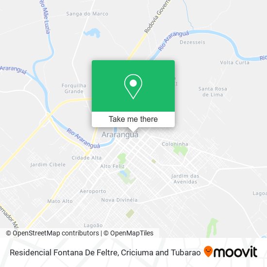 Residencial Fontana De Feltre map