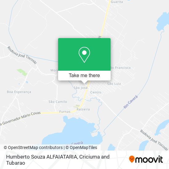 Humberto Souza ALFAIATARIA map