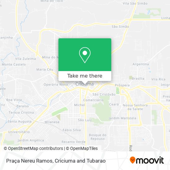 Praça Nereu Ramos map