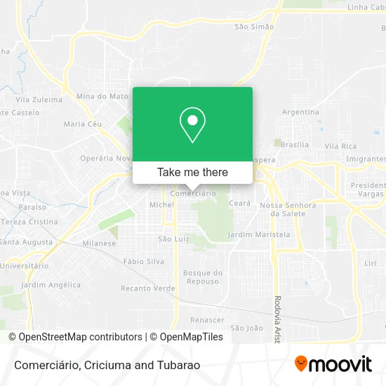 Comerciário map