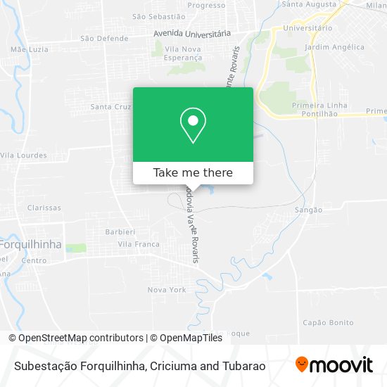 Subestação Forquilhinha map