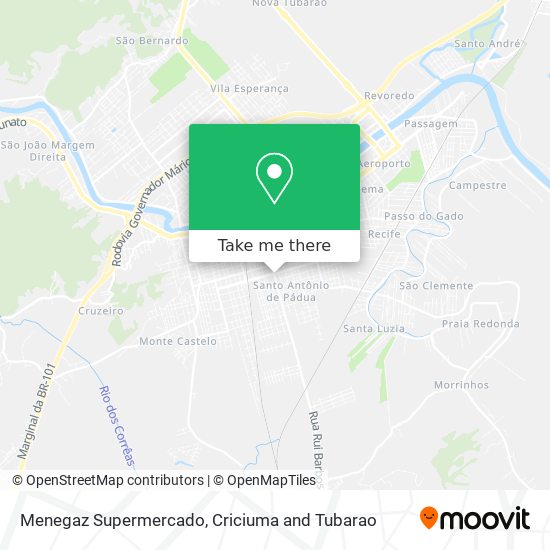 Menegaz Supermercado map