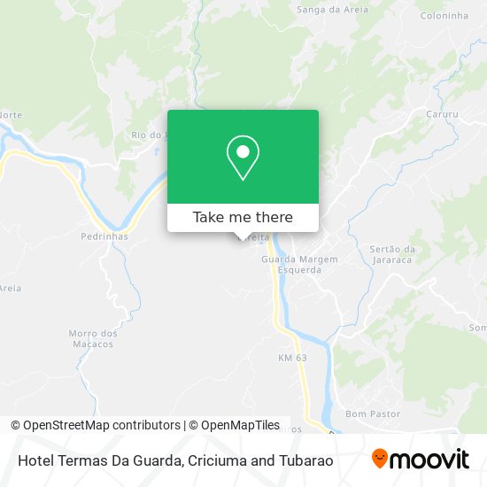 Hotel Termas Da Guarda map