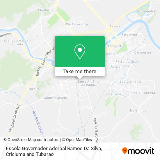 Escola Governador Aderbal Ramos Da Silva map