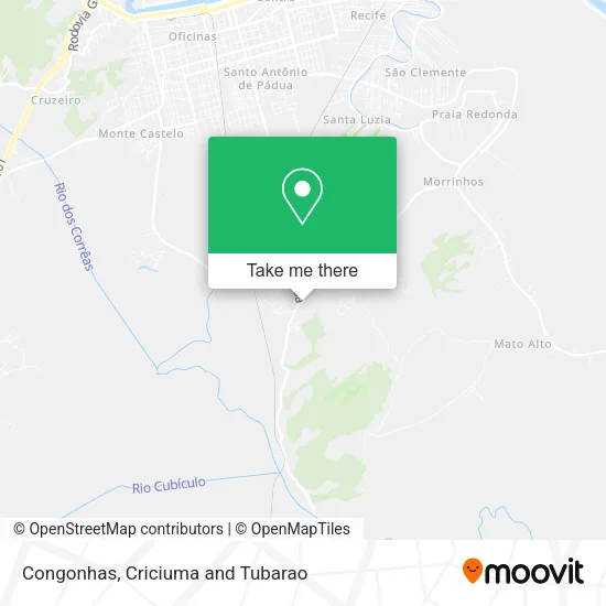 Congonhas map