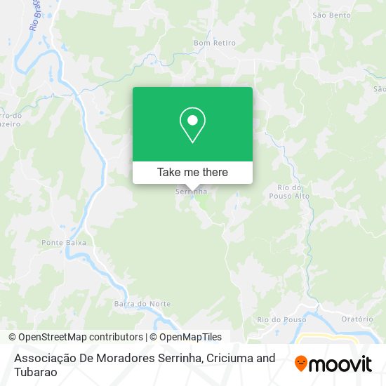 Associação De Moradores Serrinha map
