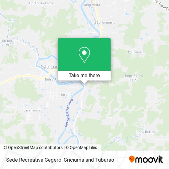 Sede Recreativa Cegero map