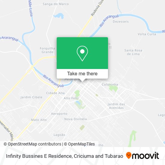 Infinity Bussines E Residence map