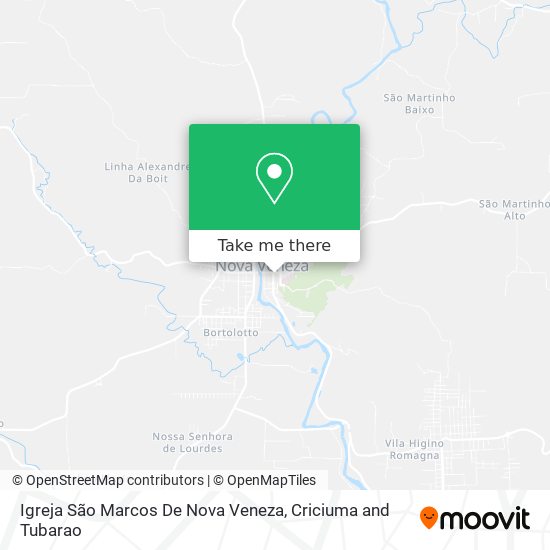 Igreja São Marcos De Nova Veneza map