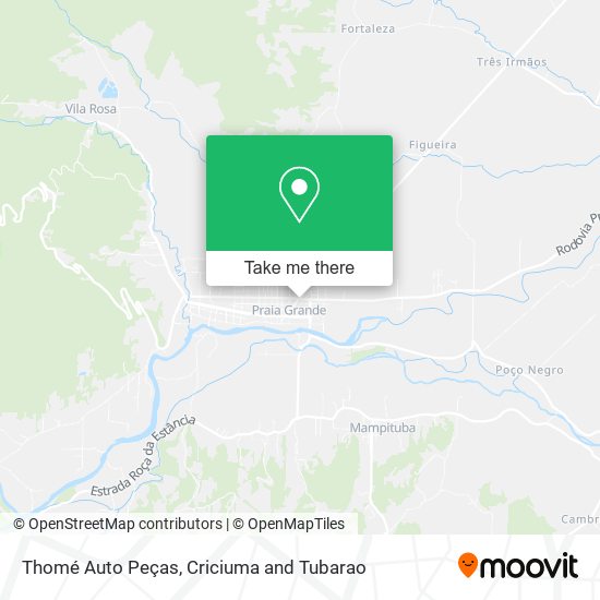 Thomé Auto Peças map