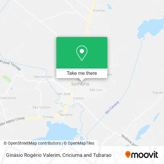 Ginásio Rogério Valerim map