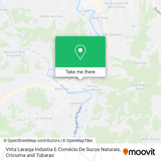 Vitta Laranja Indústia E Comécio De Sucos Naturais map