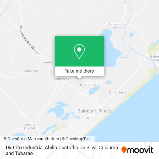 Distrito Industrial Abílio Custódio Da Silva map