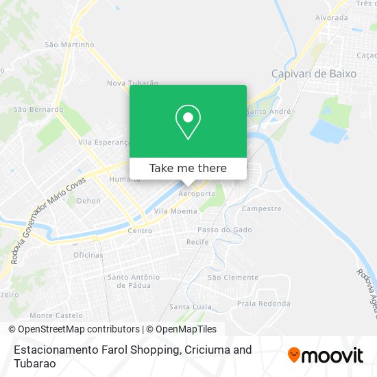 Estacionamento Farol Shopping map
