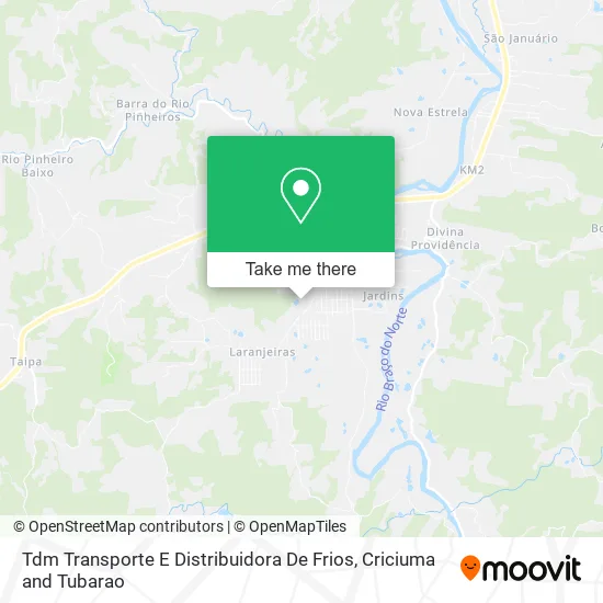 Tdm Transporte E Distribuidora De Frios map