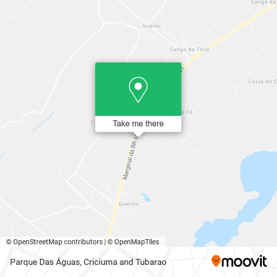 Parque Das Águas map