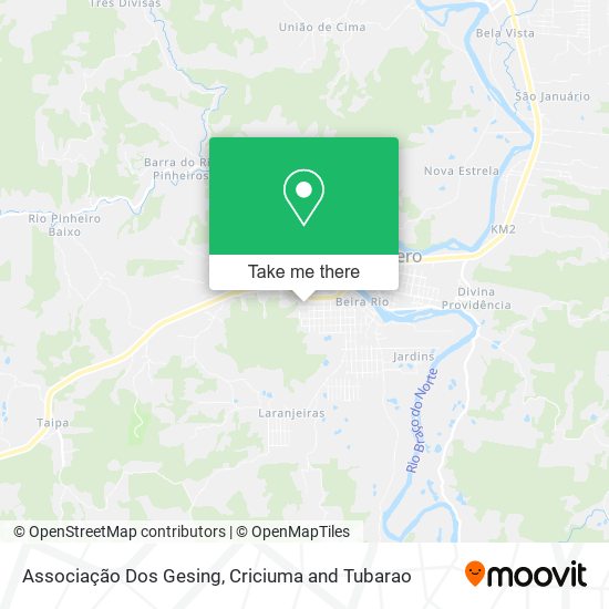 Associação Dos Gesing map