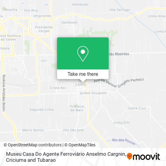 Museu Casa Do Agente Ferroviário Anselmo Cargnin map
