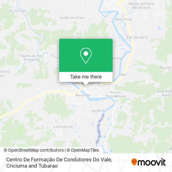 Centro De Formação De Condutores Do Vale map