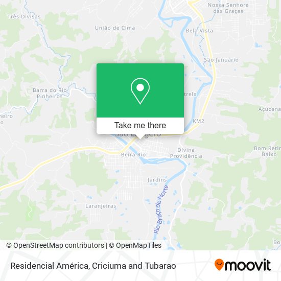 Residencial América map