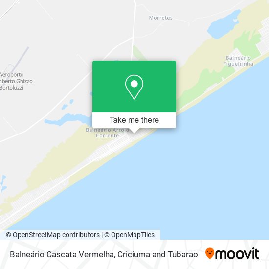 Balneário Cascata Vermelha map