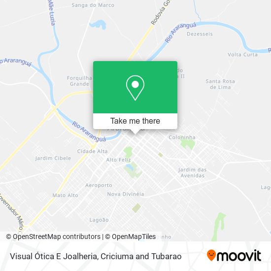 Visual Ótica E Joalheria map