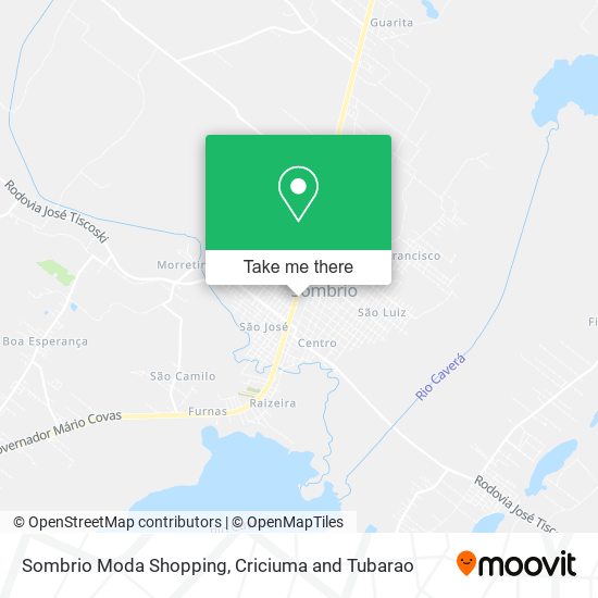 Sombrio Moda Shopping map