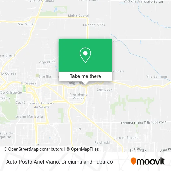 Auto Posto Anel Viário map