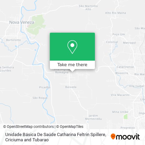 Unidade Básica De Saúde Catharina Feltrin Spillere map