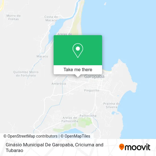 Ginásio Municipal De Garopaba map