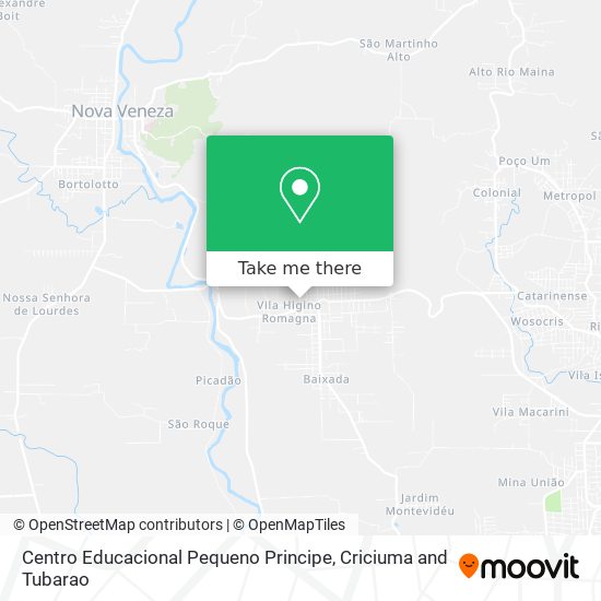 Centro Educacional Pequeno Principe map