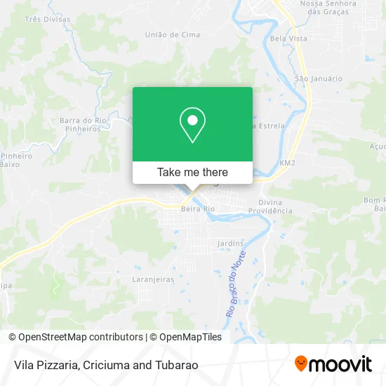 Vila Pizzaria map