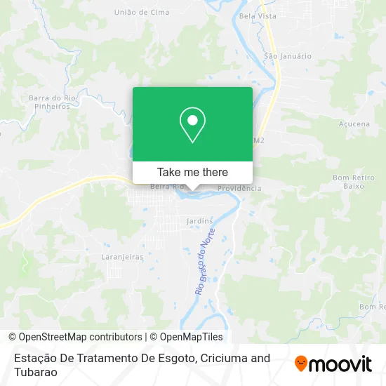 Estação De Tratamento De Esgoto map