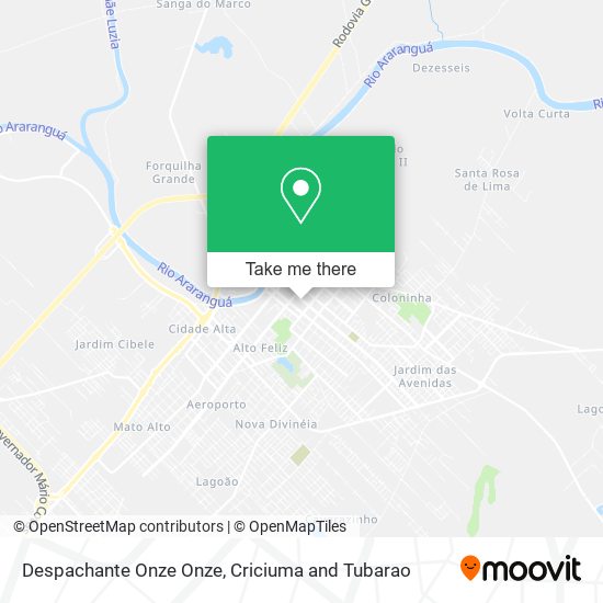 Despachante Onze Onze map