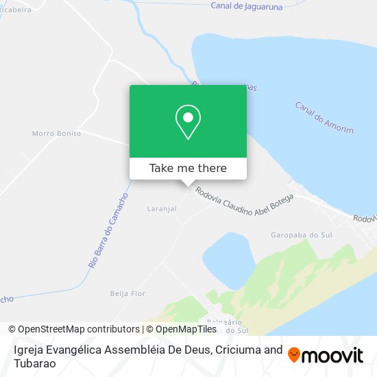 Mapa Igreja Evangélica Assembléia De Deus