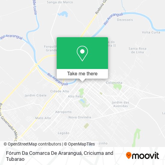 Fórum Da Comarca De Araranguá map