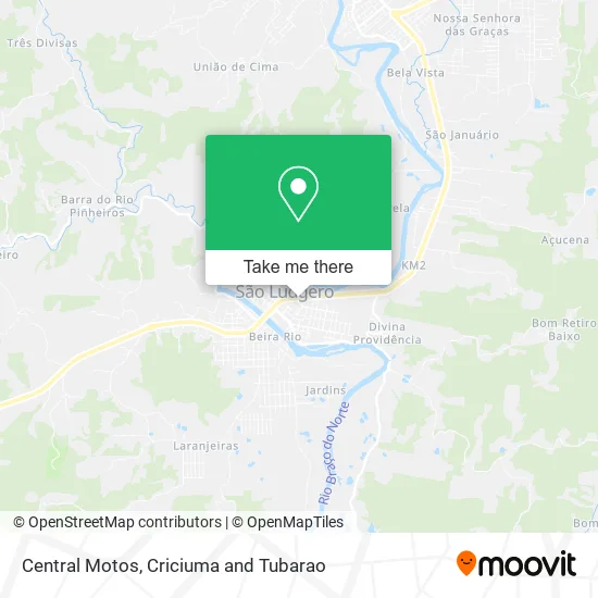 Central Motos map