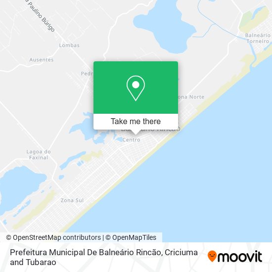 Prefeitura Municipal De Balneário Rincão map