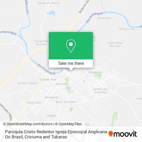 Paroquia Cristo Redentor Igreja Episcopal Anglicana Do Brasil map