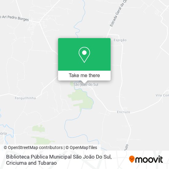 Biblioteca Pública Municipal São João Do Sul map
