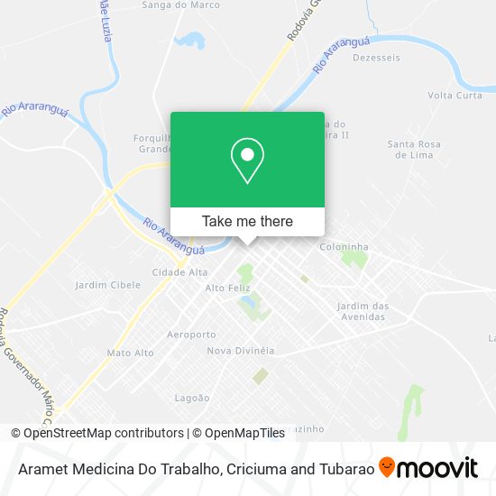 Aramet Medicina Do Trabalho map