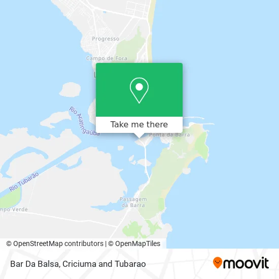 Bar Da Balsa map