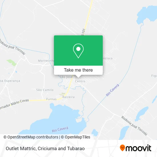 Outlet Mattric map