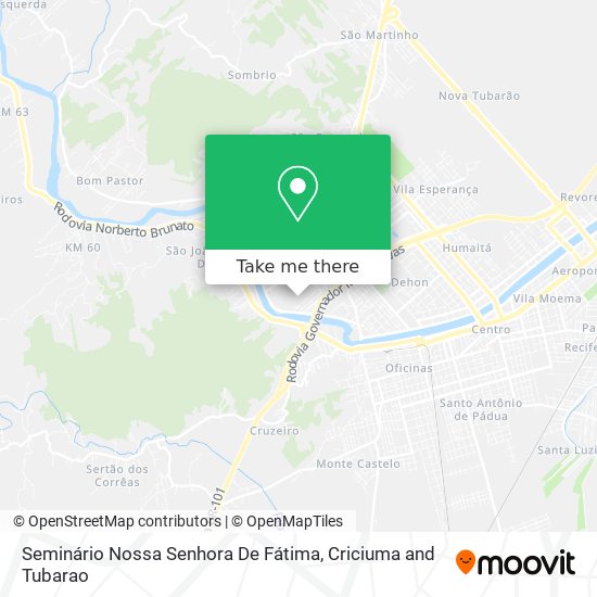 Seminário Nossa Senhora De Fátima map