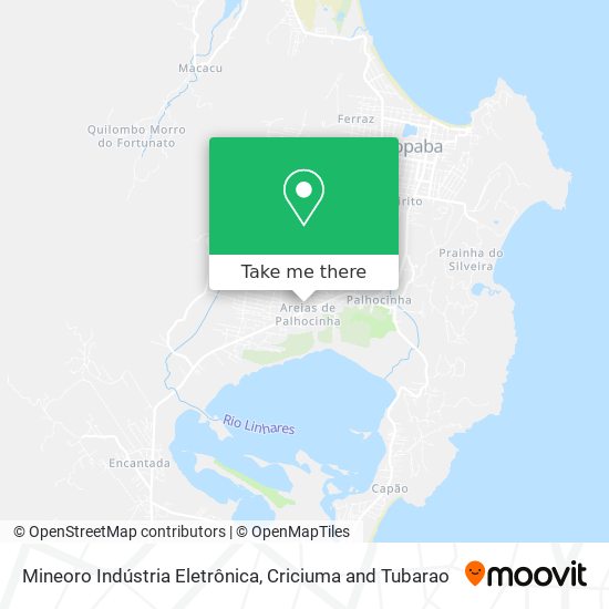 Mineoro Indústria Eletrônica map