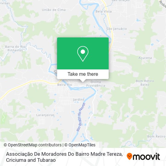 Associação De Moradores Do Bairro Madre Tereza map